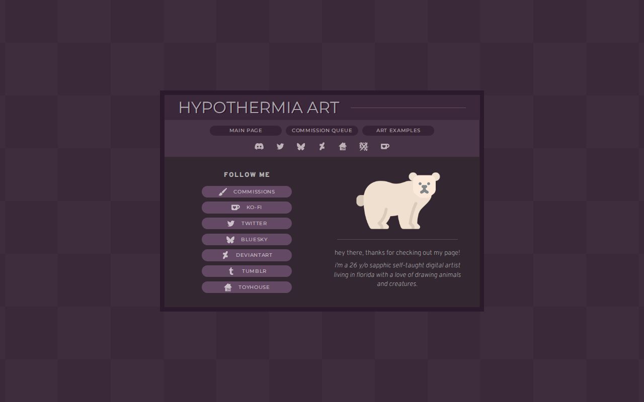 Carrd profile picture for @hypothermia